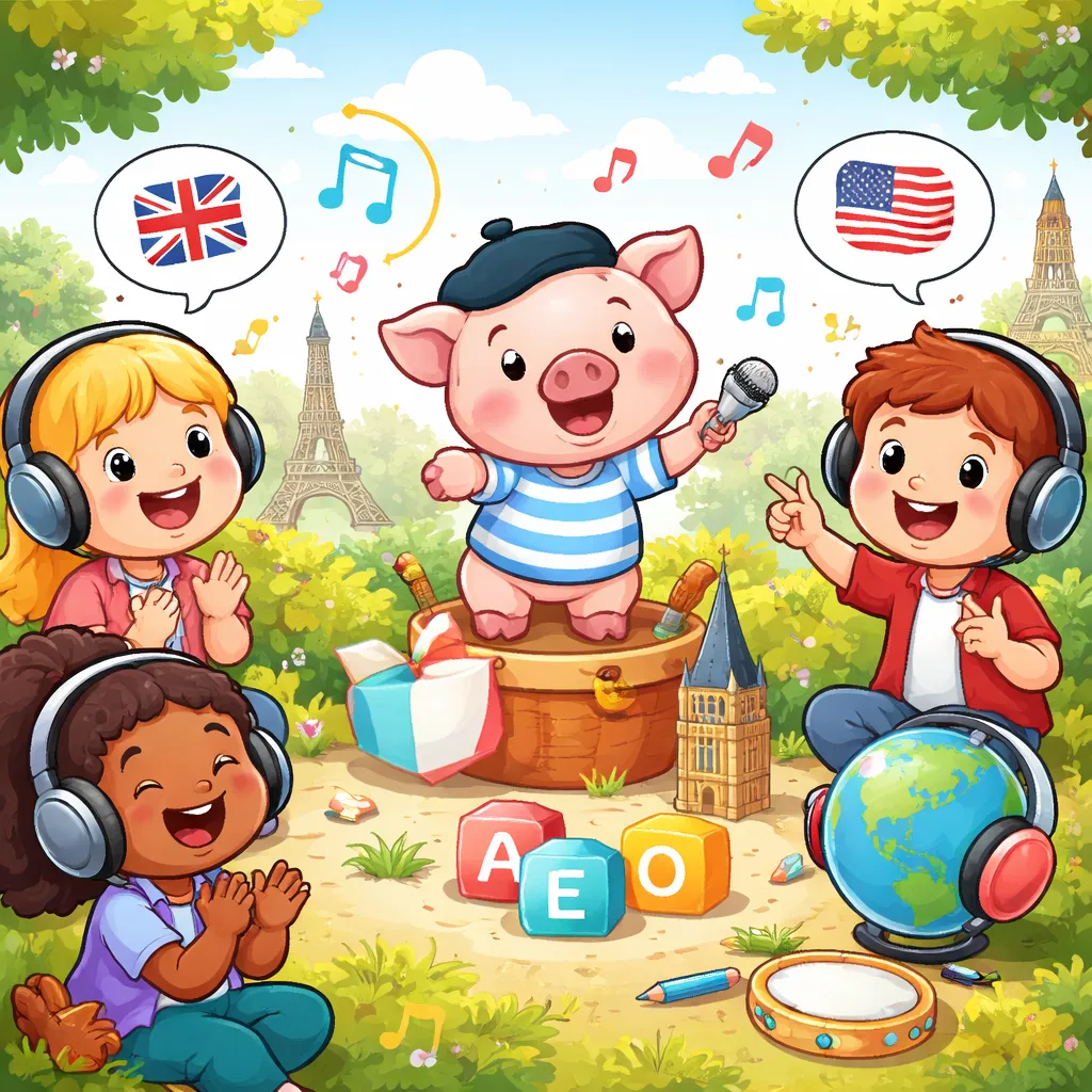What Makes a French Song Like “The Little Pig” So Delightful for Learning English Sounds?