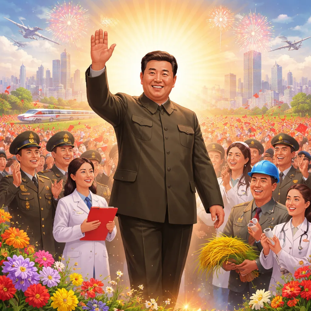 Apa yang Membuat Pemimpin yang Baik dalam Lagu Korea: Pemimpin Kita adalah yang Terbaik (우리 최고령도자)?