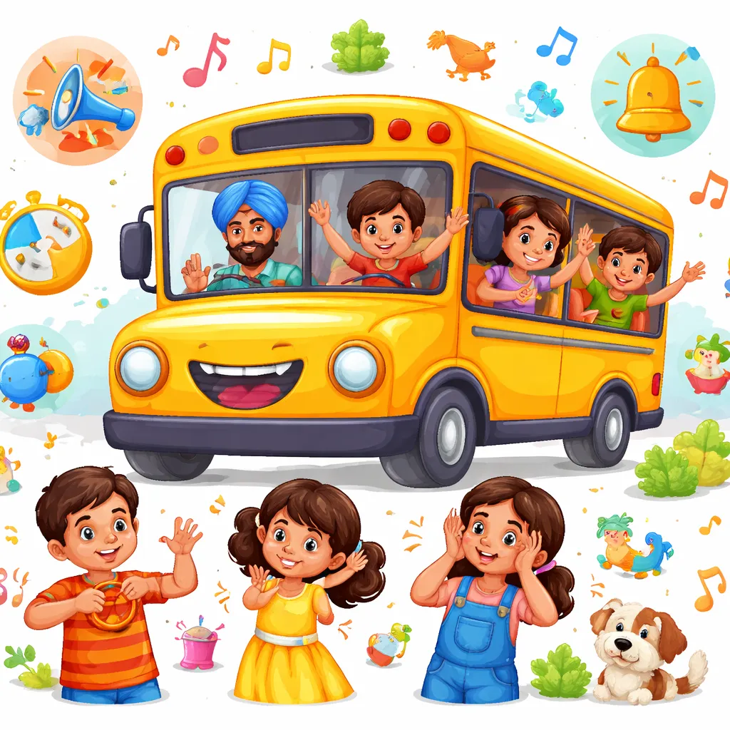 是什麼讓印地語歌曲《The Wheels on the Bus (बस के पहिए)》如此適合學習英語動作和聲音？