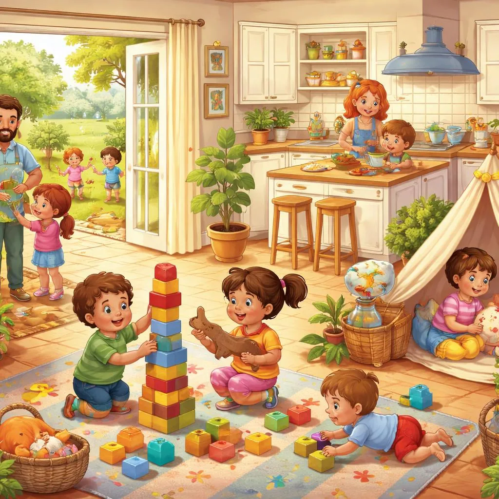 Что делает дом особенным местом для изучения маленькими детьми?