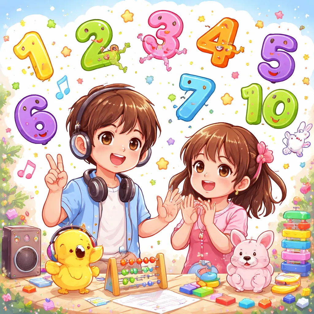 What Makes a Japanese Song Like “The Counting Song (数字の歌)” So Perfect for Learning English Numbers?