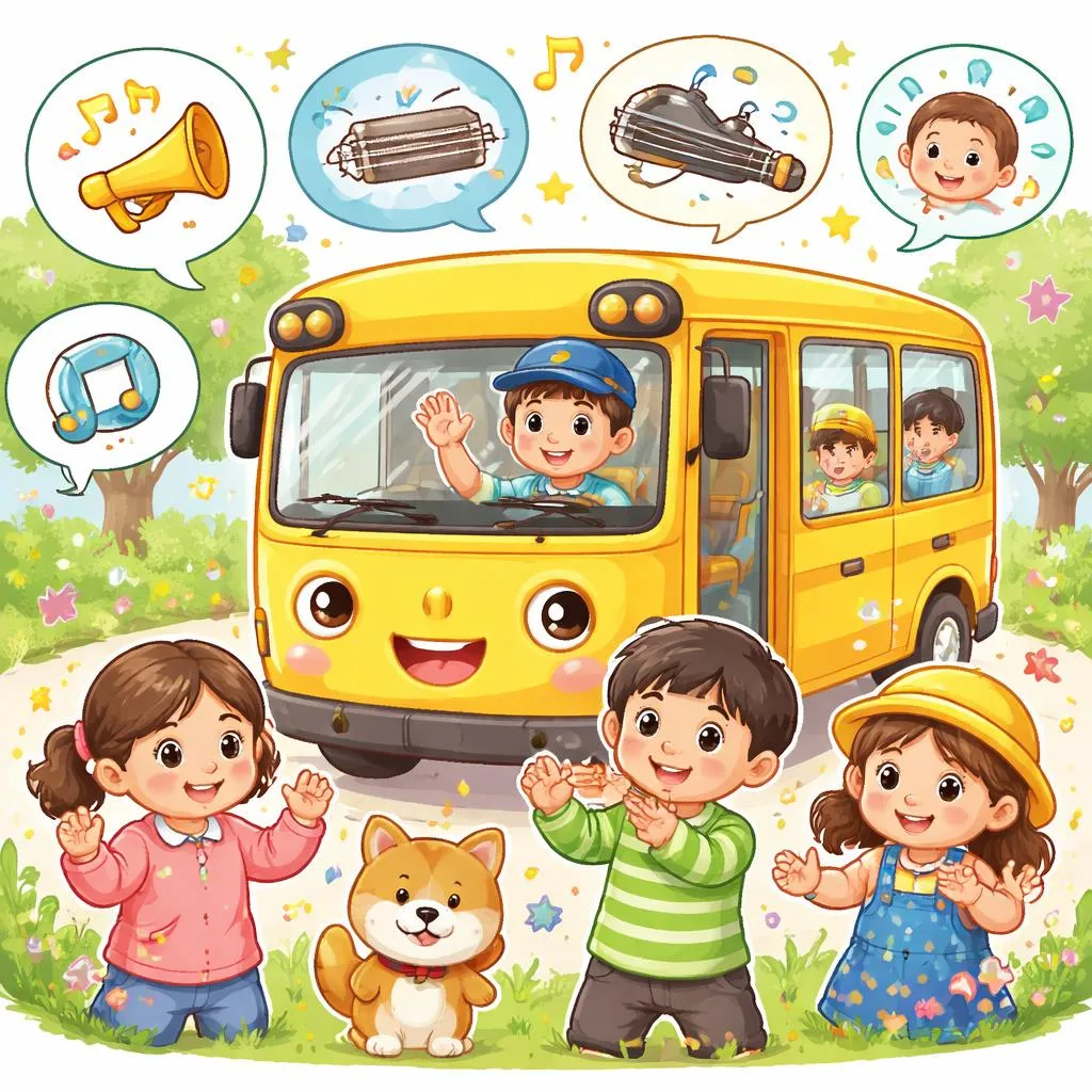 What Makes a Japanese Song Like “The Wheels on the Bus (バスの歌)” So Perfect for Learning English Actions and Sounds?