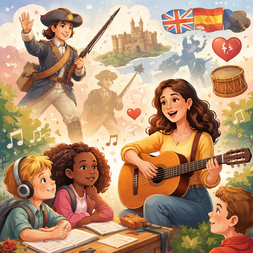 Qu'est-ce qui rend une chanson espagnole comme « Mambrú s'en est allé à la guerre (Mambrú se fue a la guerra) » si parfaite pour apprendre l'anglais sur l'histoire et les émotions ?