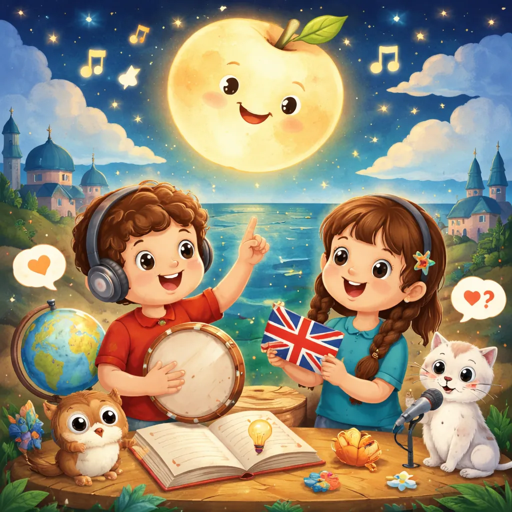What Makes a Turkish Song Like “The Moon is Like an Apple (Ay Dede Elma)” So Perfect for Learning English with Wonder?