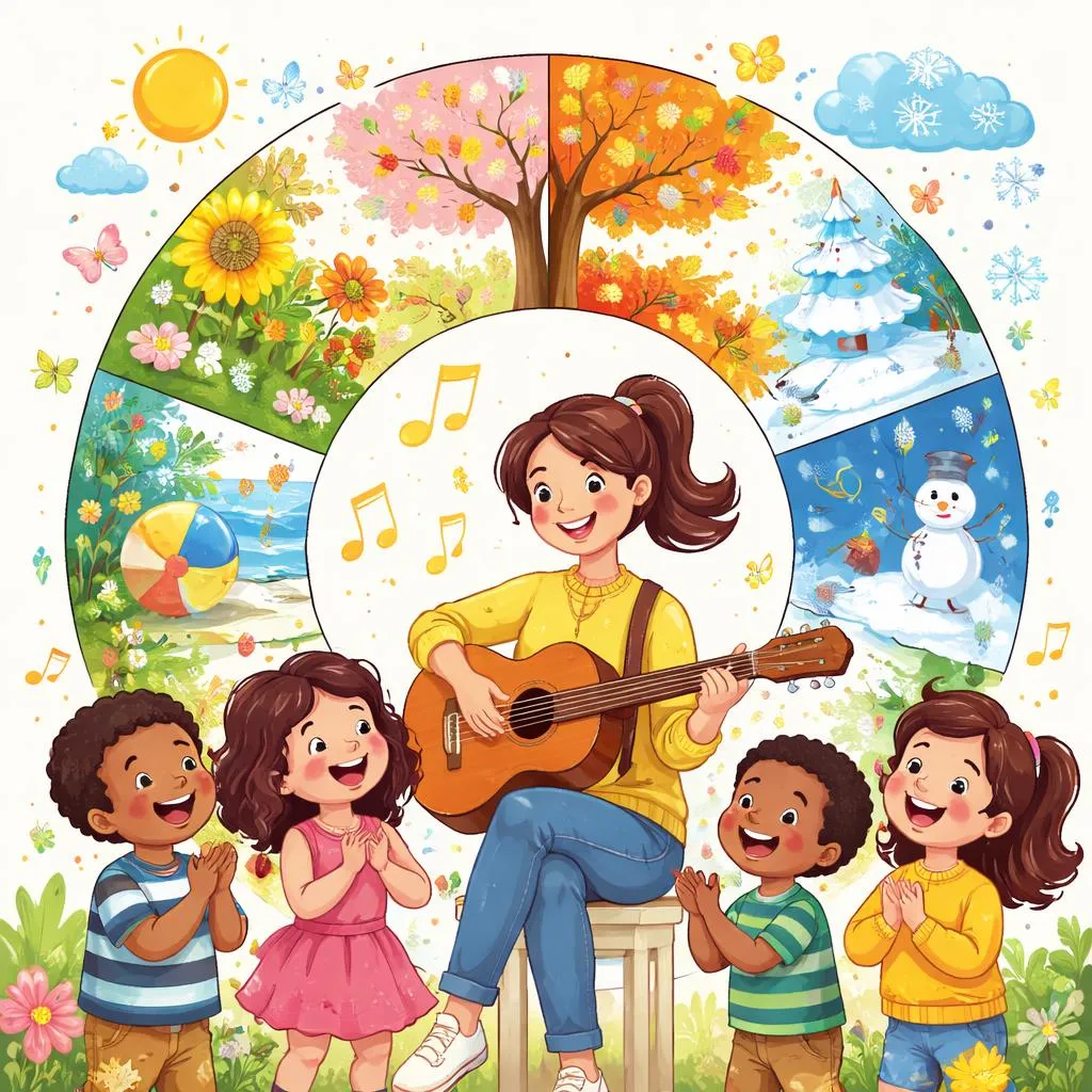 Что делает «Песню года» идеальным инструментом для изучения месяцев и сезонов?