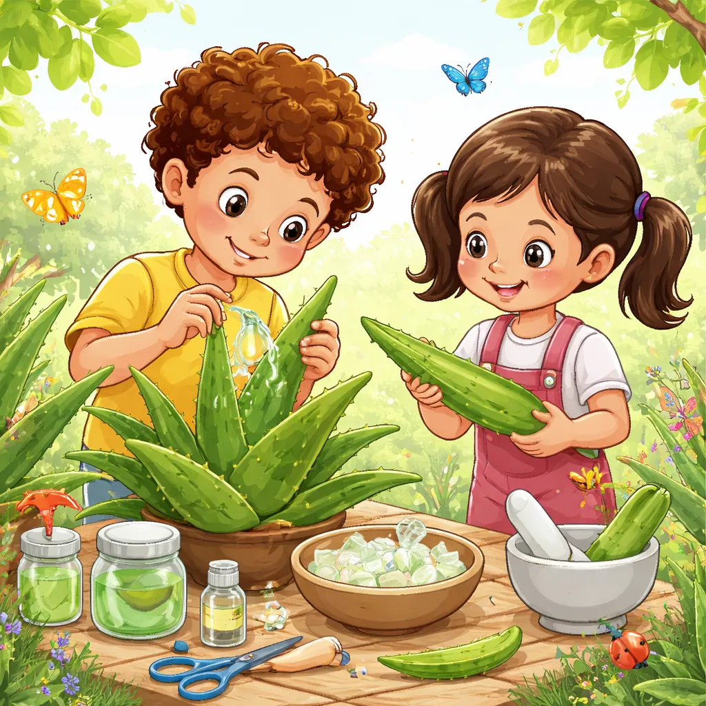 Apa yang Membuat Tanaman Lidah Buaya Menjadi Sukulen Penyembuh dengan Daun Berisi Gel yang Dapat Digunakan Anak-Anak?