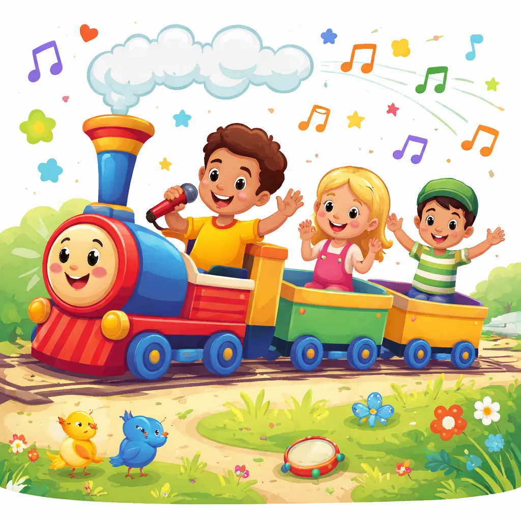 What Makes an Arabic Song Like “The Little Train (القطار الصغير)” So Perfect for Learning English Rhythms and Actions?
