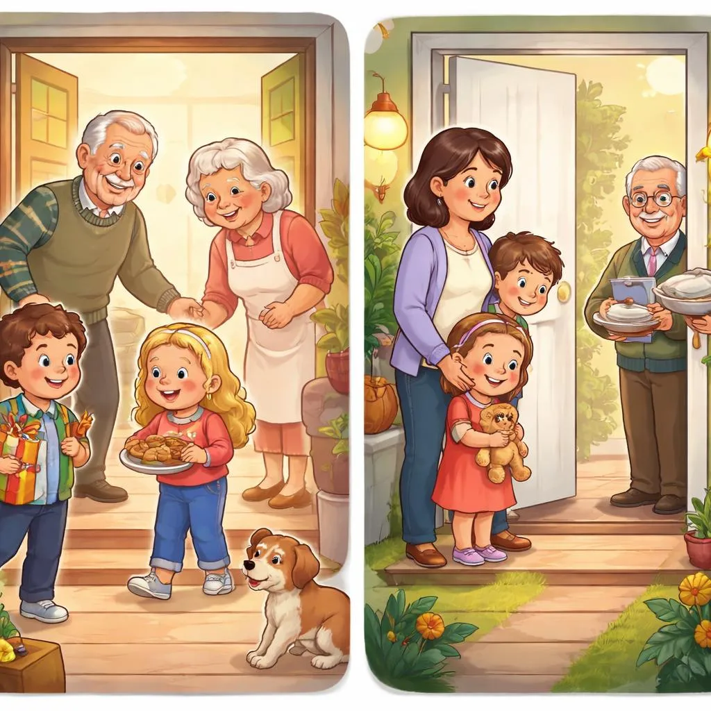 O Que Faz Visitar Ser Diferente de Fazer Uma Visita Quando as Crianças Conhecem Pessoas?