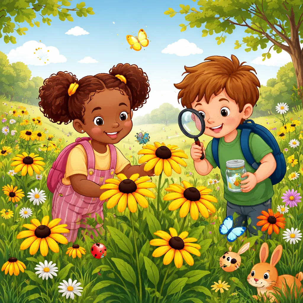 Apa yang Membuat Bunga Susan Bermata Hitam Menjadi Bunga Padang Rumput yang Ceria dengan Pusat Gelap untuk Anak-Anak?