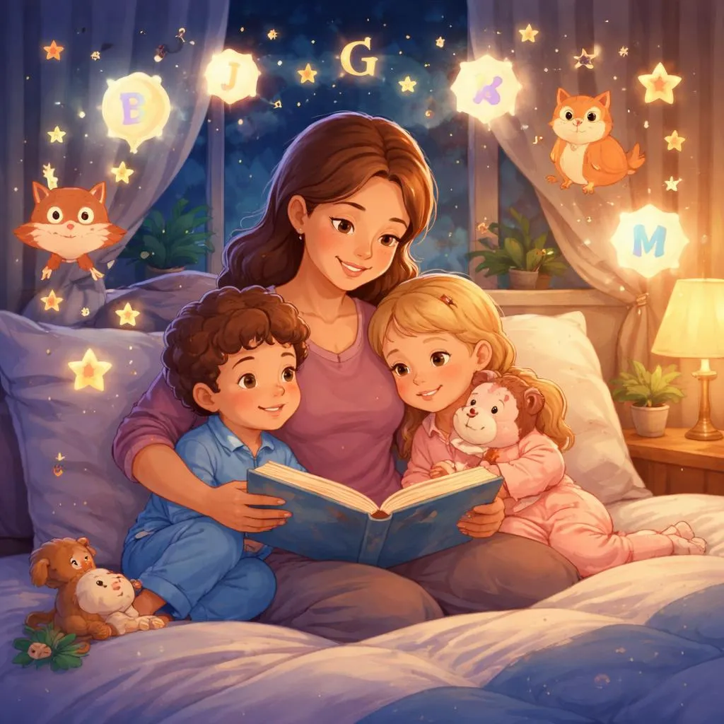 What Makes Children's Bedtime Story Books Ideal for Language Development and Calm Routines?