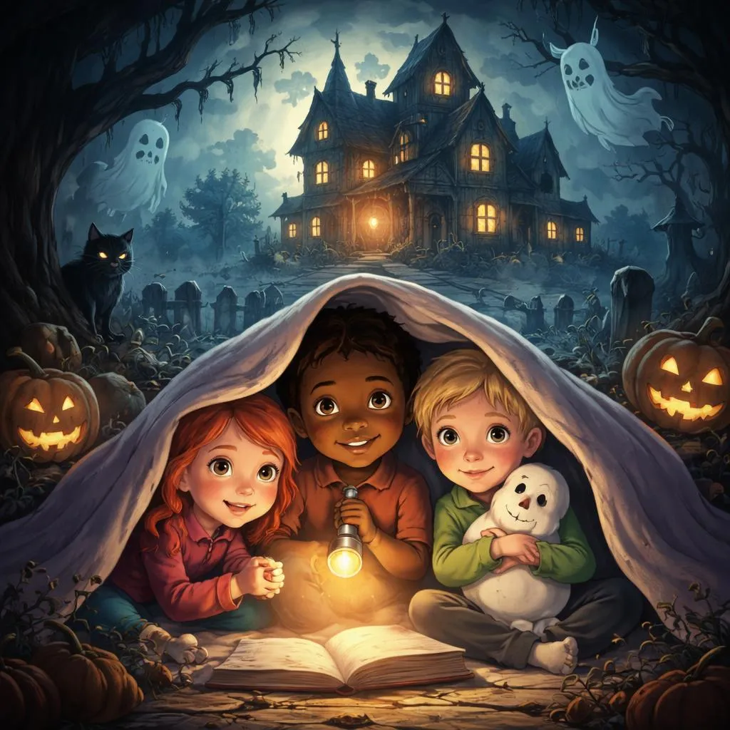 What Makes Children's Haunted House Stories Both Scary and Safe?