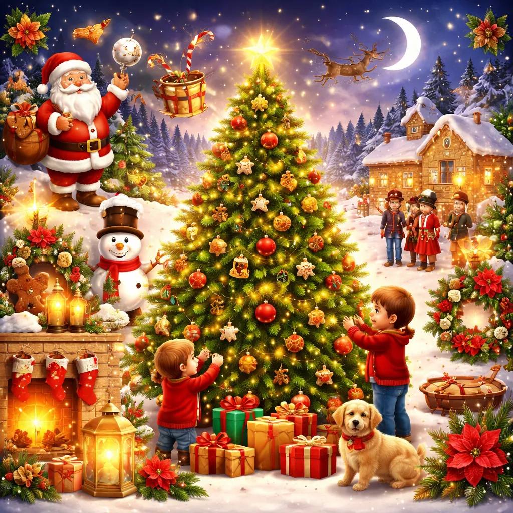 What Makes Christmas Shine? Discovering Christmas Traditions and Symbols in English!