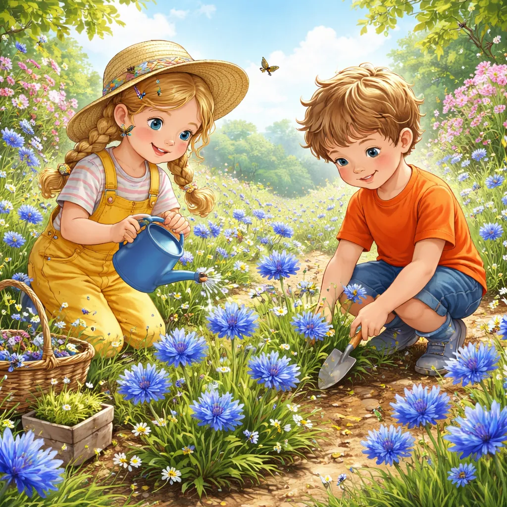 Apa yang Membuat Bunga Cornflower Menjadi Bunga Liar Biru Cemerlang yang Dapat Ditanam Anak-Anak di Kebun?
