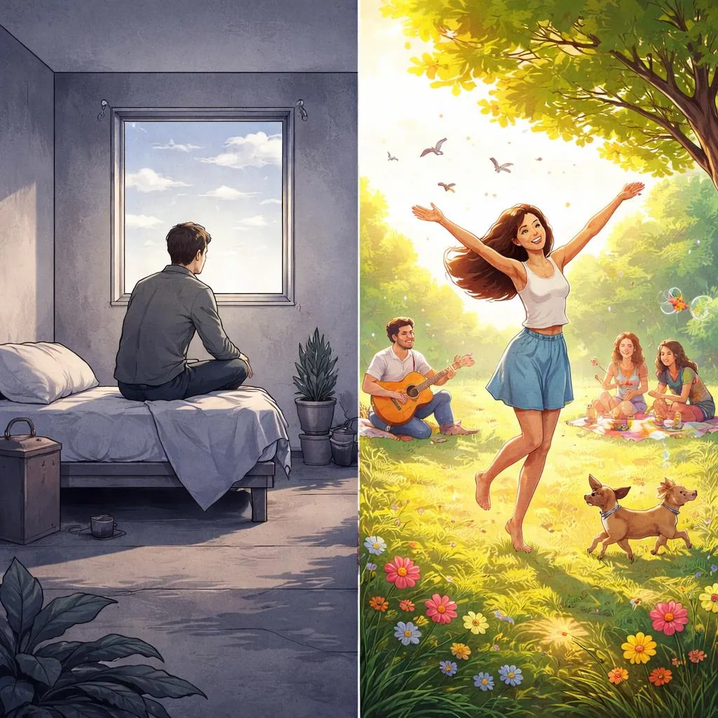 What Makes Exist and Live Different in Meaning?