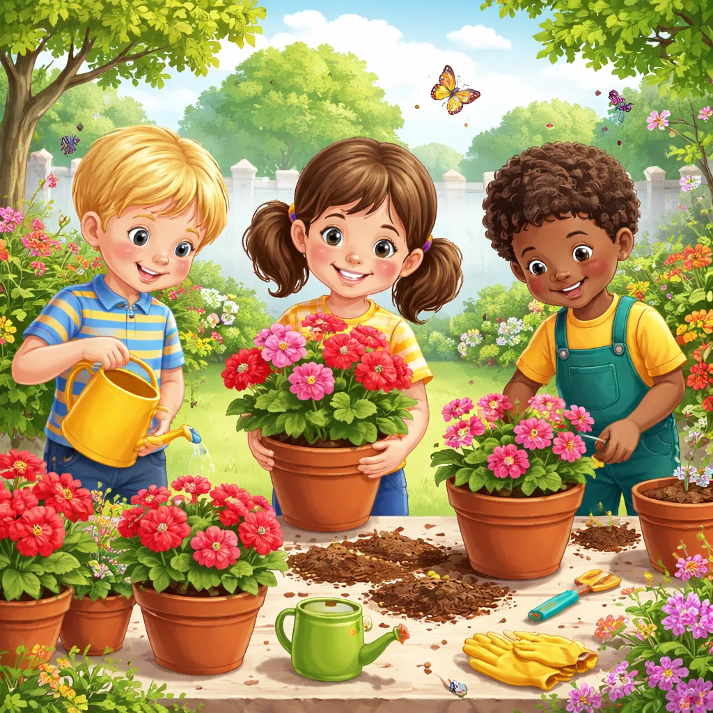 Apa yang Membuat Tanaman Geranium Menjadi Sahabat yang Andal dan Berwarna bagi Anak-Anak untuk Tumbuh di Dalam Pot?