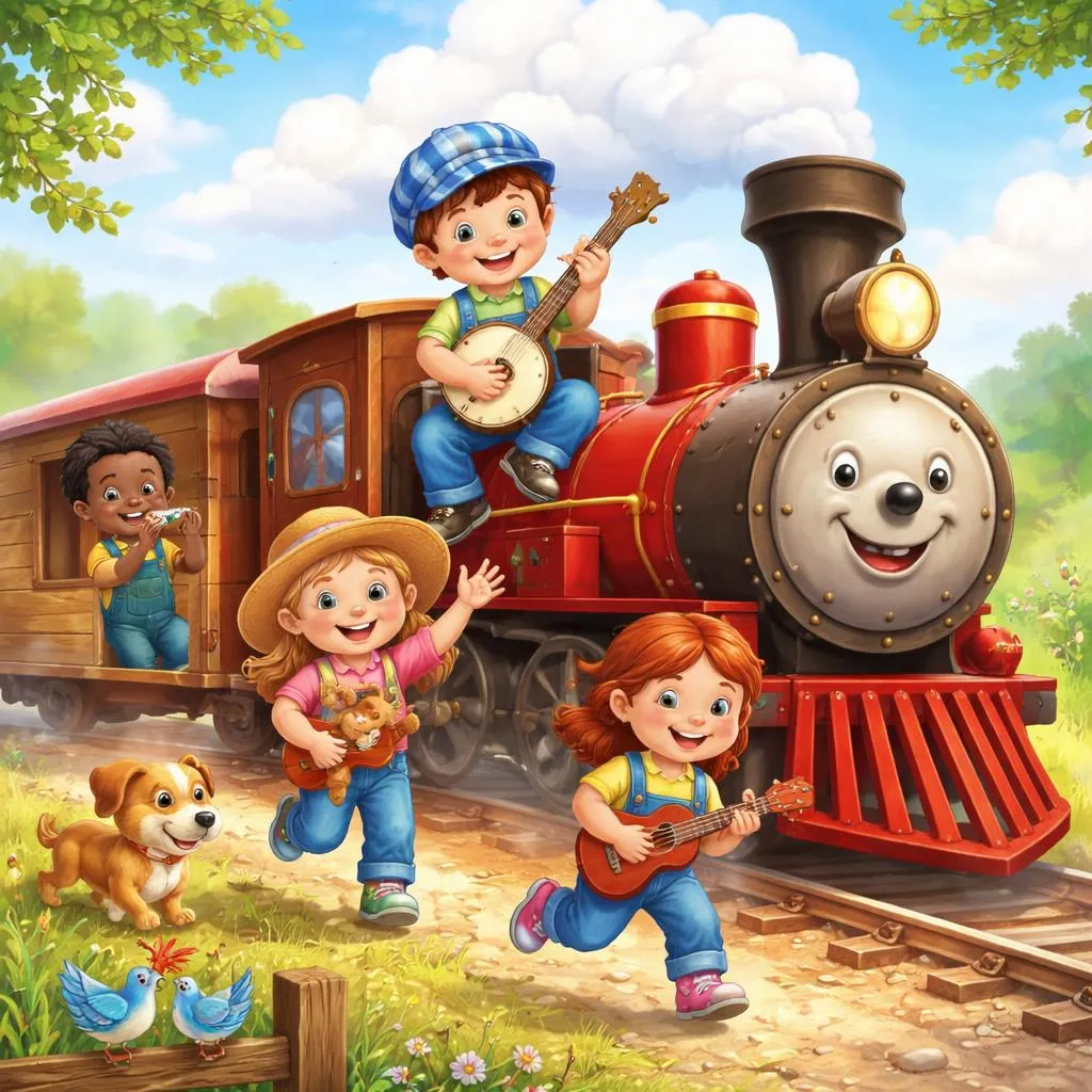 Почему песня "Я работаю на железной дороге" так любима детьми?