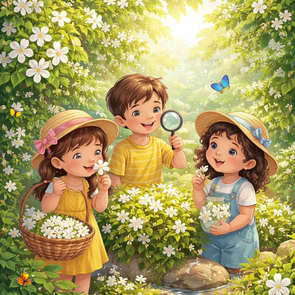茉莉花：一种让孩子们探索大自然的芬芳而迷人的方式？