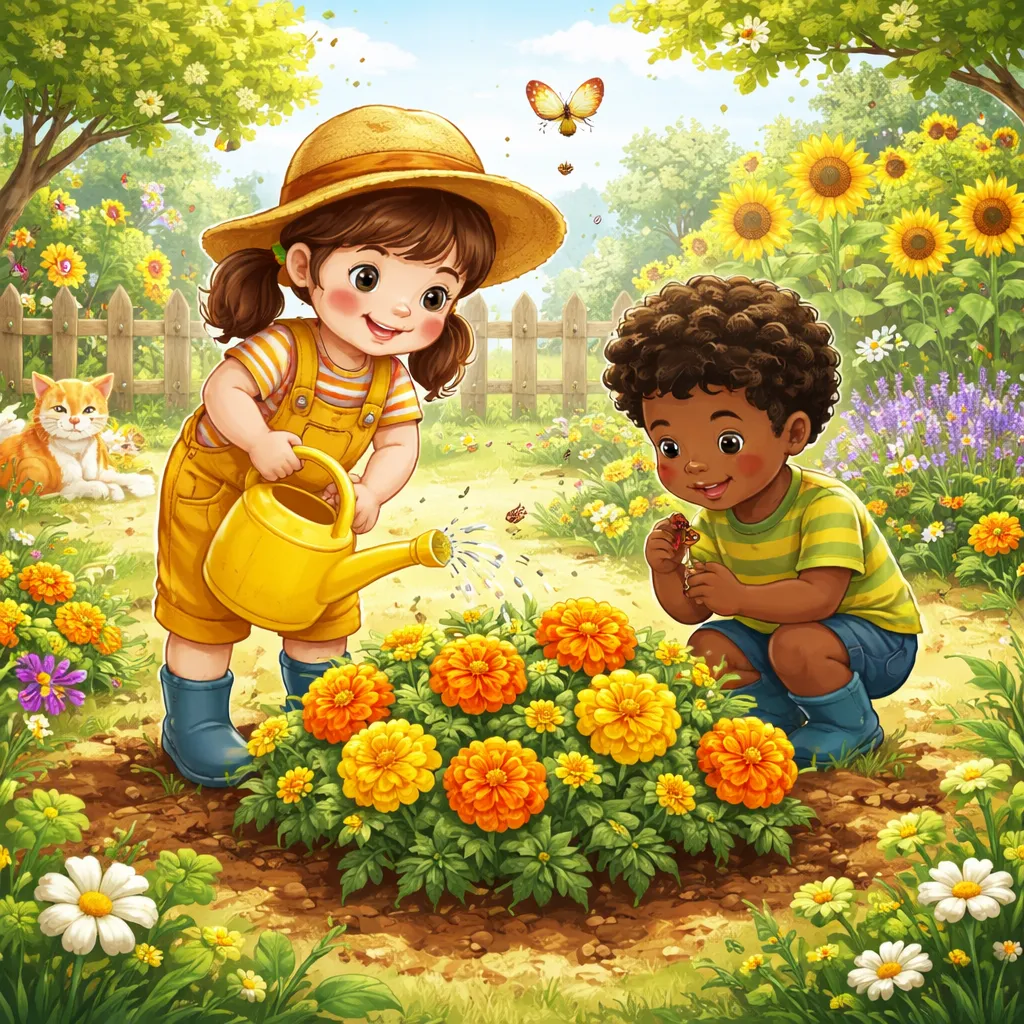 Apa yang Membuat Tanaman Marigold Menjadi Penjaga Emas Kebun untuk Tumbuh Kembang Anak-Anak?