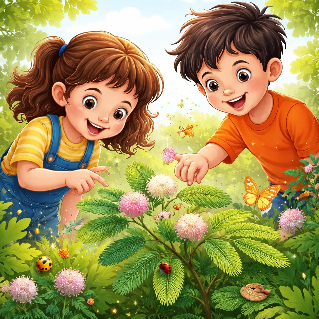 含羞草为何是害羞又会动的奇迹，对孩子的触摸有反应？