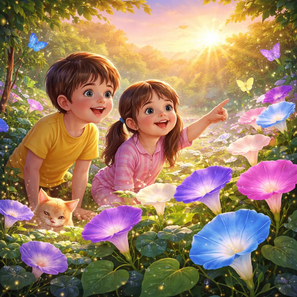 What Makes Morning Glory Plant a Daily Miracle for Children to Watch Unfold Each Dawn?
