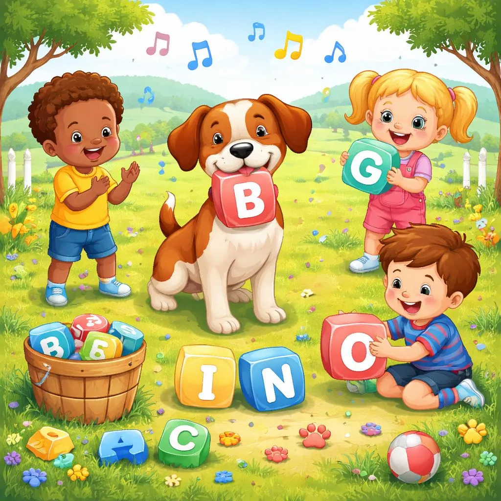 Was macht das Kinderreim-Bingo mit dem Namen 'War sein Name' perfekt zum Buchstabenlernen?