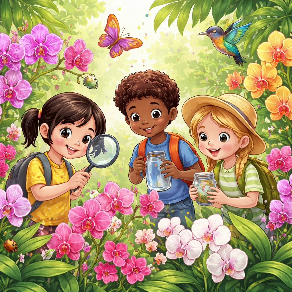 ما الذي يجعل نبات الأوركيد خيارًا رائعًا للأطفال لاستكشاف تنوع الطبيعة؟