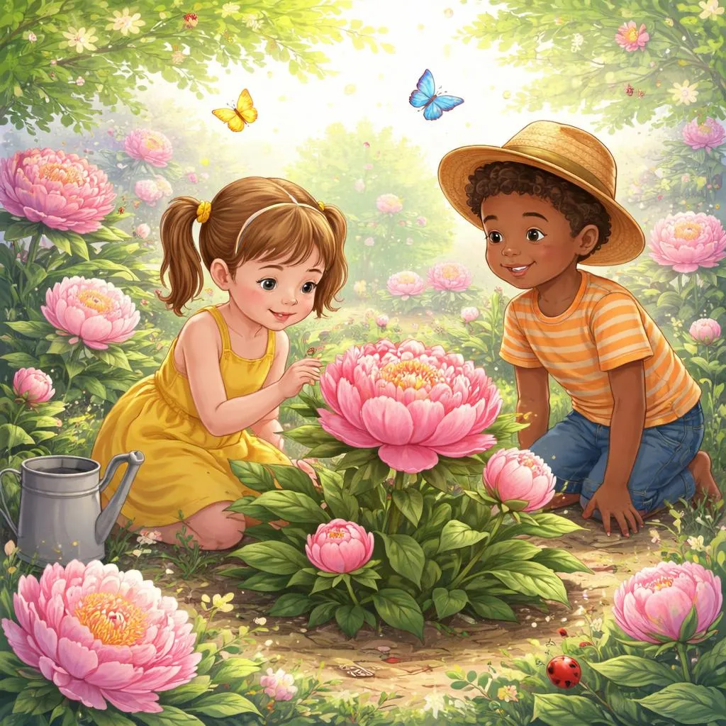 是什么让芍药成为孩子们学习美丽和耐心的绝佳花卉？