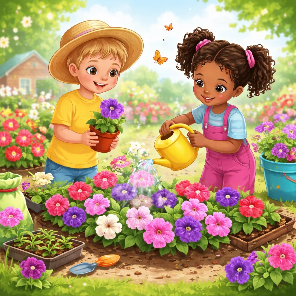 Apa yang Membuat Tanaman Petunia Menjadi Bunga Berwarna-warni dan Tahan Lama untuk Tumbuh bagi Anak-anak?