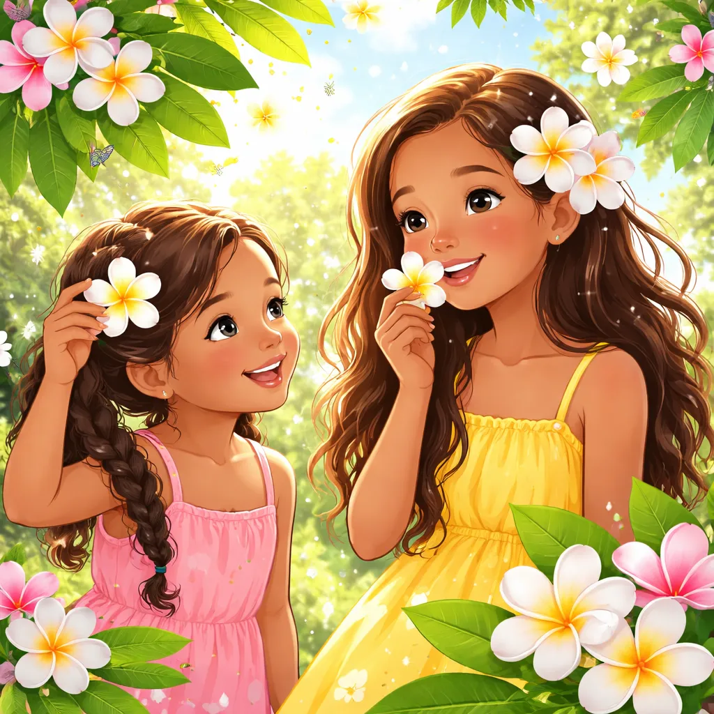 What Makes Plumeria Plant a Fragrant Tropical Beauty That Children Can Wear in Their Hair?