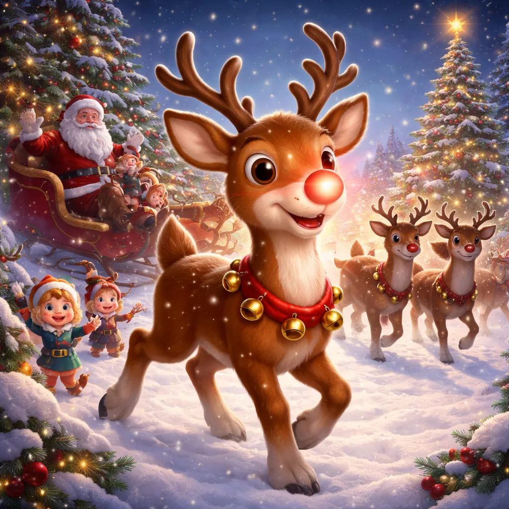 ما الذي يجعل روديولف الرنة ذو الأنف الأحمر مميزًا؟