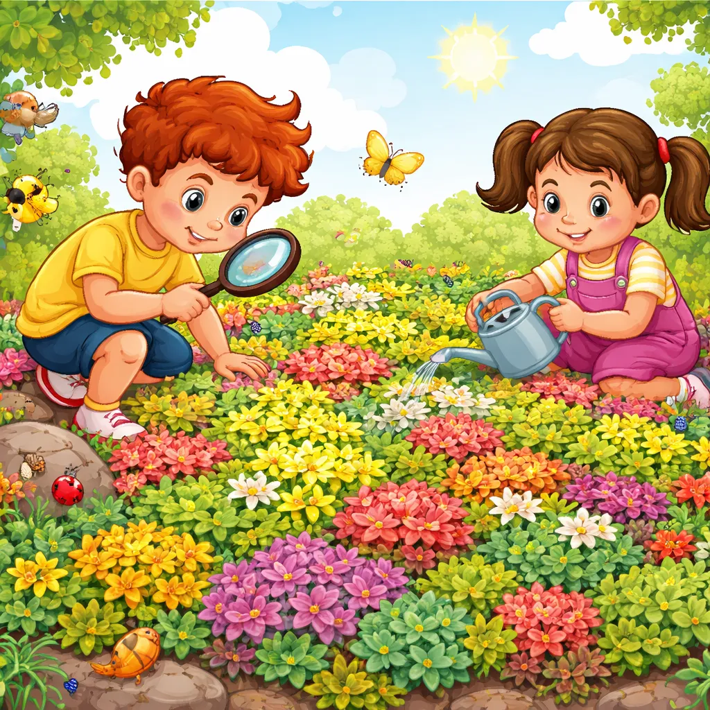 Apa yang Membuat Tanaman Sedum Menjadi Penutup Tanah yang Tangguh dengan Bunga Berbentuk Bintang dan Daun Berwarna-warni untuk Anak-Anak?