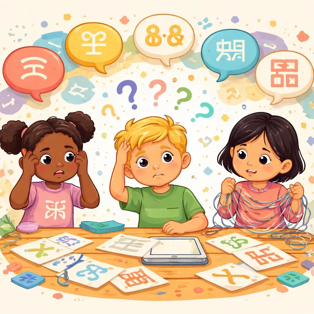 Was macht einige Sprachen für junge Kinder schwer zu lernen und warum?