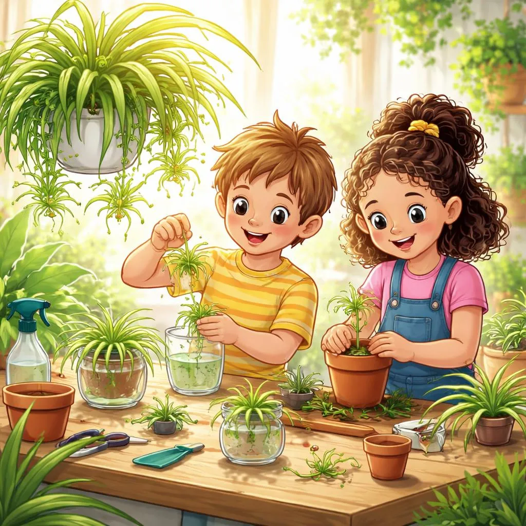 Apa yang Membuat Tanaman Laba-laba Menjadi Mesin Pembuat Bayi dengan Daun Melengkung yang Disukai Anak-anak untuk Dikembangbiakkan?