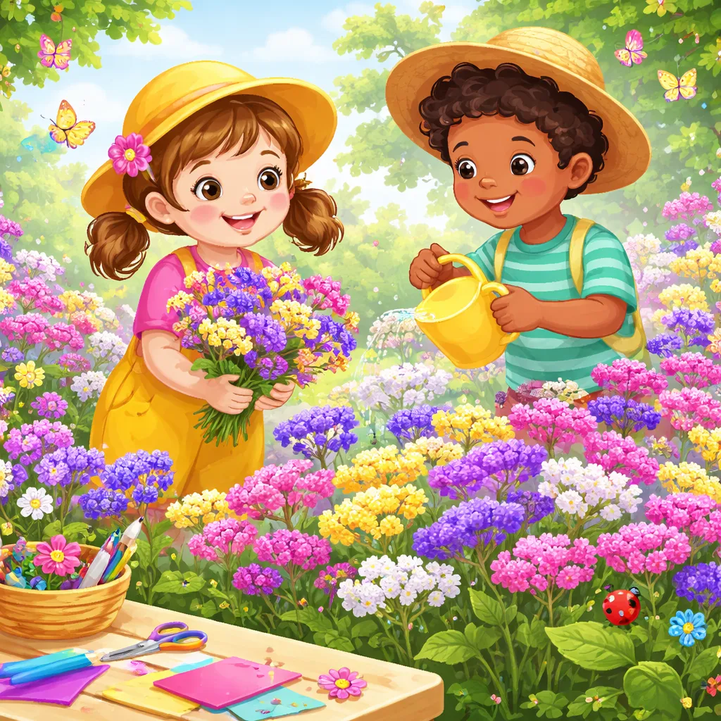 Apa yang Membuat Tanaman Statice Menjadi Bunga Berwarna Seperti Kertas yang Dapat Dinikmati Anak-Anak Sepanjang Tahun?