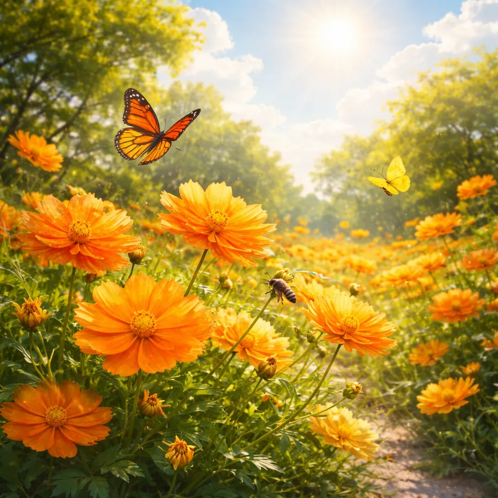 Apa yang Membuat Tanaman Kosmos Belerang Menjadi Bunga Oranye Keemasan yang Membawa Sinar Matahari ke Kebun Musim Panas?