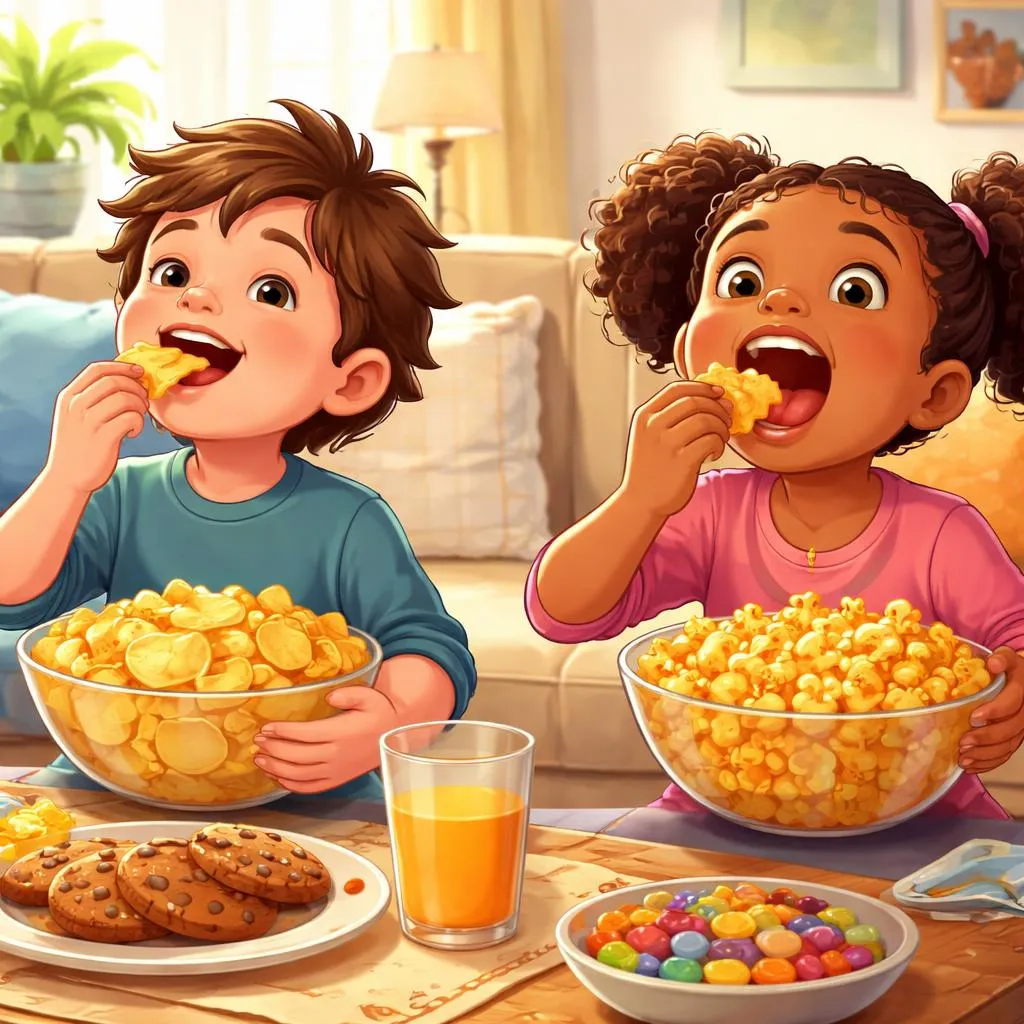 What Makes Swallowing To Different From Gulping To When Kids Eat Their Favorite Snacks At Home?