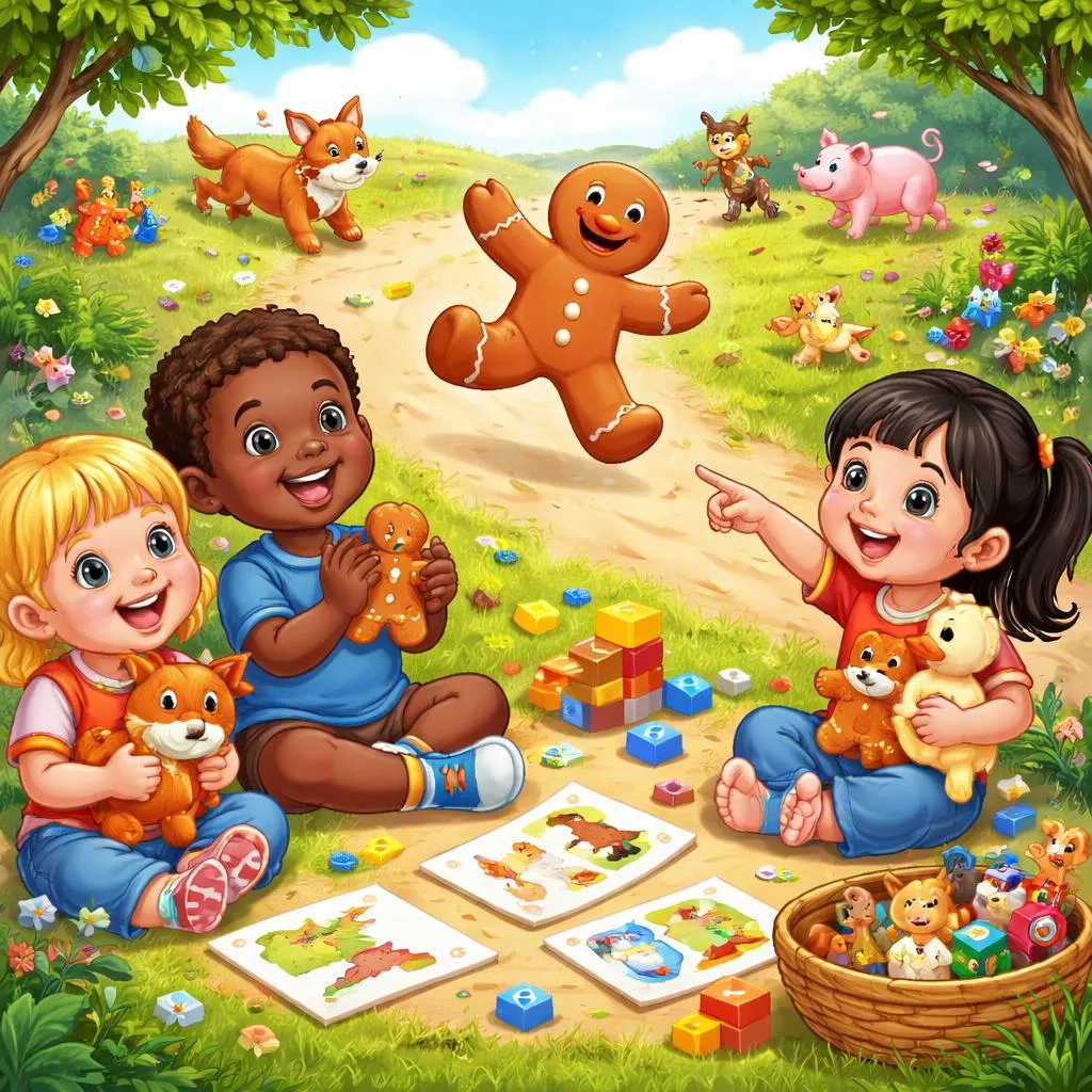 What Makes the Children's Story Gingerbread Man Ideal for Early Language Learning?