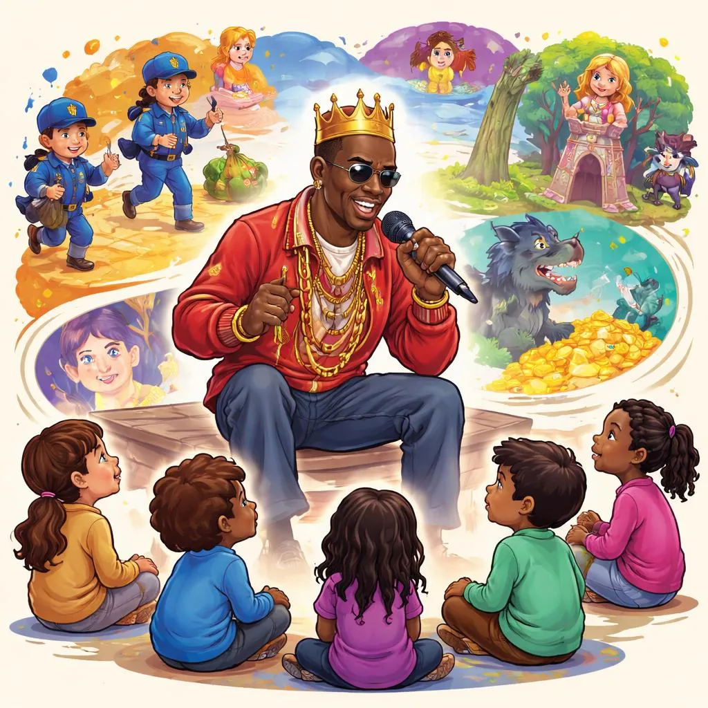 是什么让儿童故事歌词《Slick Rick》有效地教授押韵和叙事？