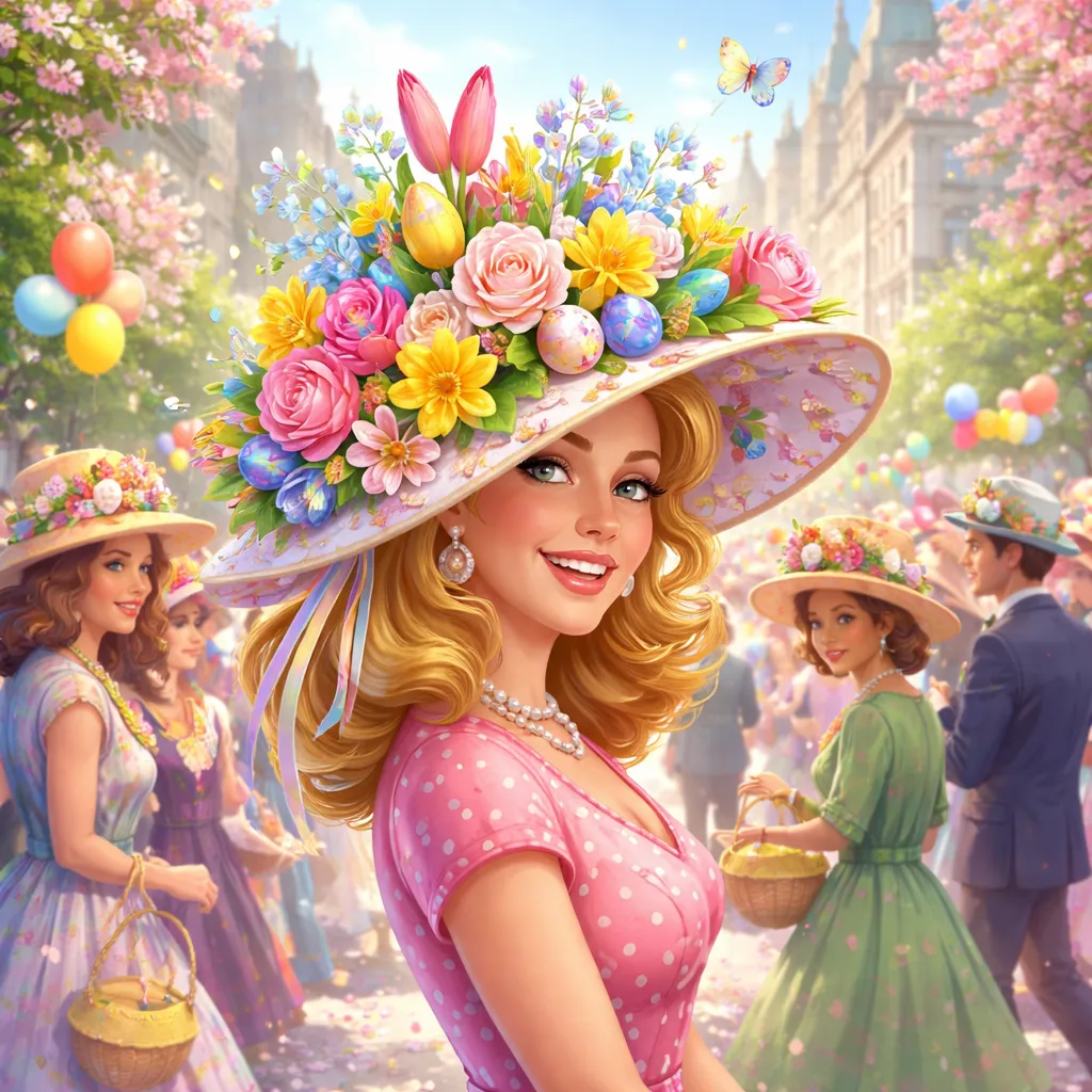 ما الذي يجعل قبعة عيد الفصح في العرض رائعة جدًا؟