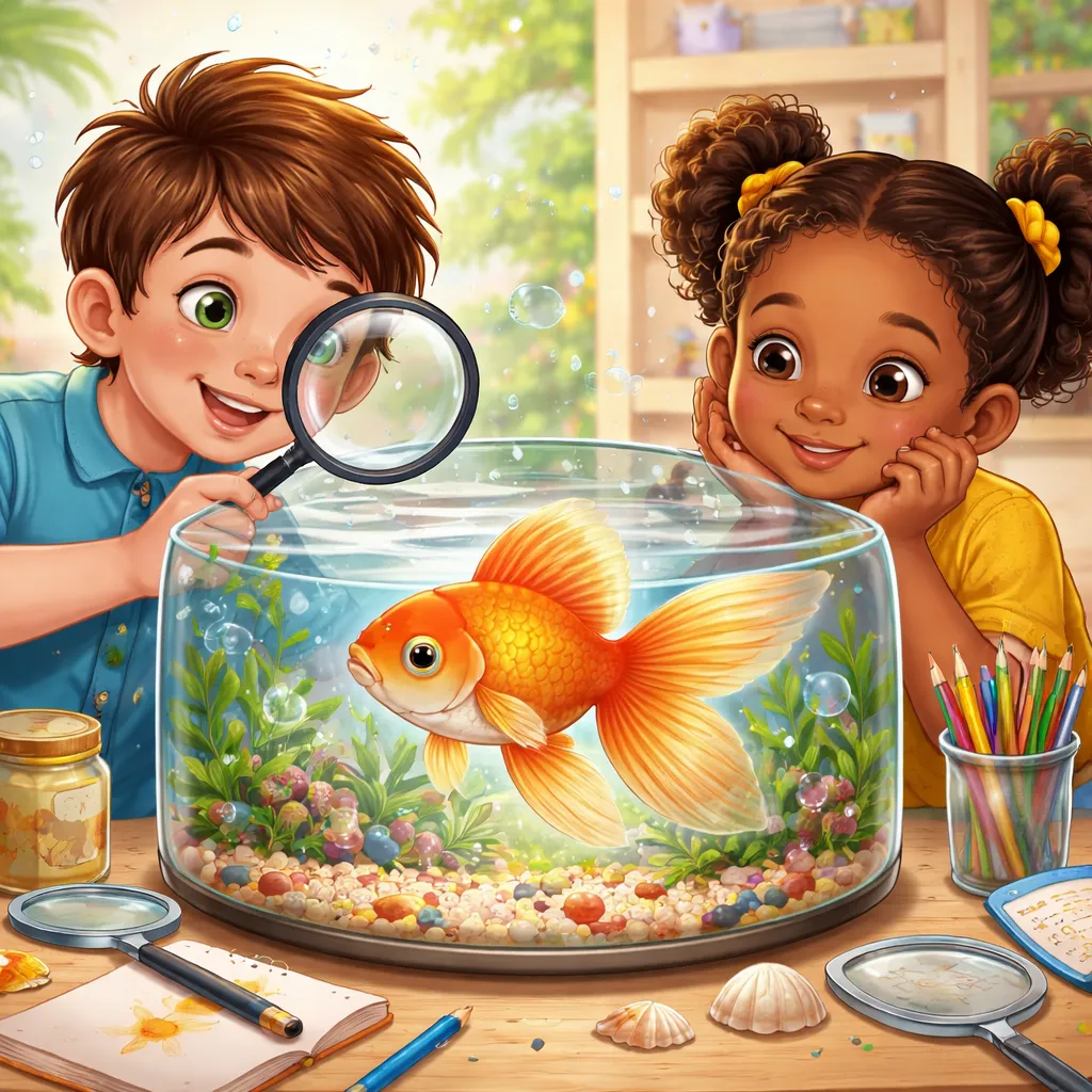What Makes the Goldfish a Shimmering Friend When We're Learning About It?