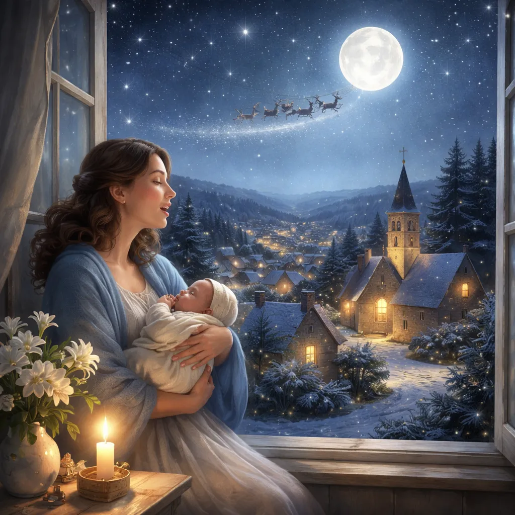 ¿Qué hace que la noche sea tan apacible en la canción francesa 'Douce nuit'?