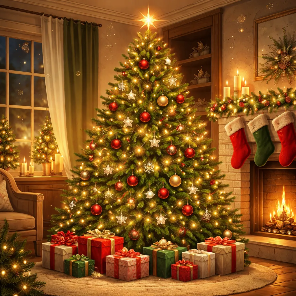 O Que Torna a Simples Árvore de Natal Verde Tão Encantadora?