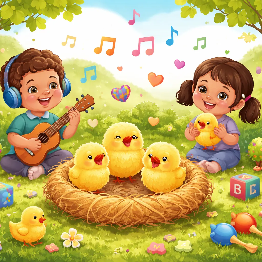 Apa yang Membuat Lagu Spanyol: Anak Ayam Kecil (Los pollitos dicen) Sempurna untuk Pembelajar Bahasa Muda?