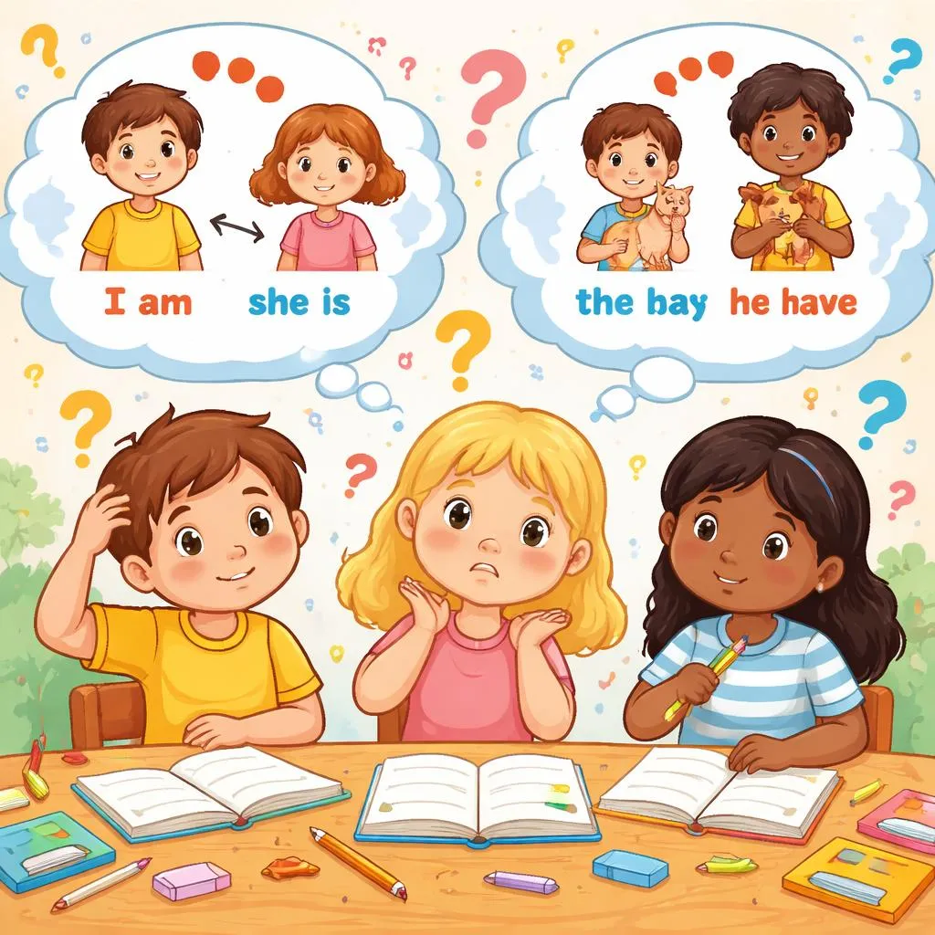 为什么动词“be”和“has”对年幼的英语学习者来说如此令人困惑？