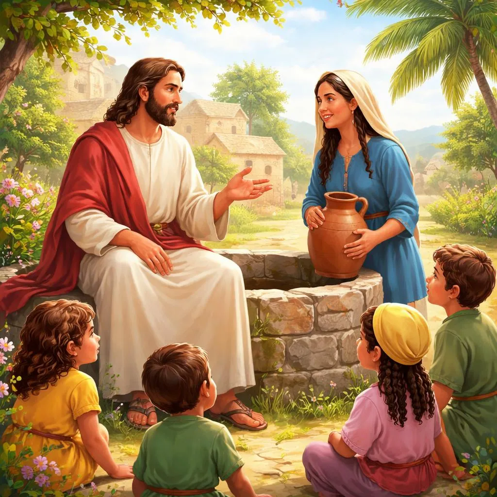 井旁的婦人兒童故事對信仰的重要性