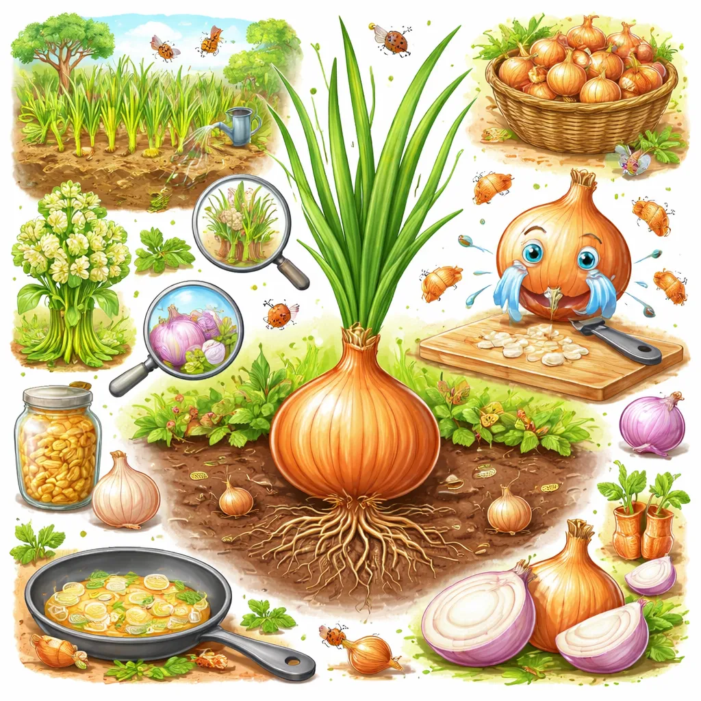 Apa yang Membuat Umbi Ini Begitu Lezat Hingga Meneteskan Air Mata? Mari Belajar tentang Tanaman Bawang!