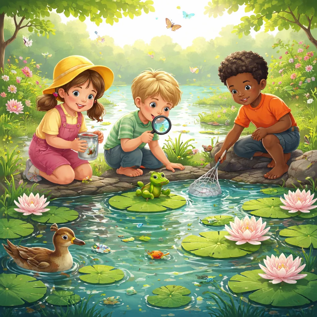 Apa yang Membuat Tanaman Teratai Air Menjadi Cara yang Damai dan Indah bagi Anak-Anak untuk Menjelajahi Kehidupan di Kolam?