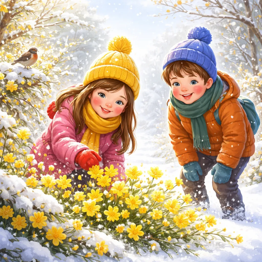 Apa yang Membuat Tanaman Melati Musim Dingin Menjadi Utusan Harapan Berwarna Kuning Cerah bagi Anak-anak di Musim Dingin?