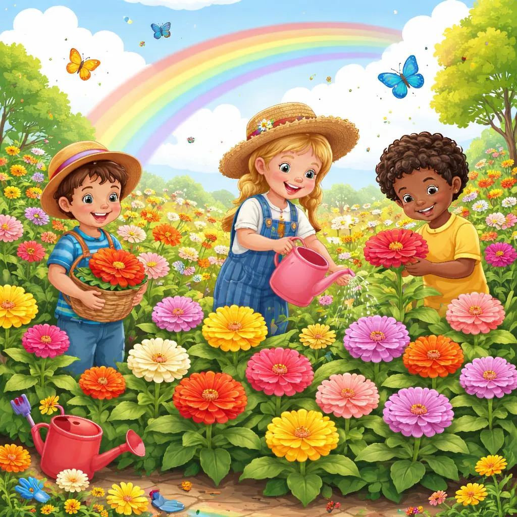 Apa yang Membuat Bunga Zinnia Menjadi Pelangi Warna yang Terus Mekar Sepanjang Musim Panas untuk Anak-Anak?
