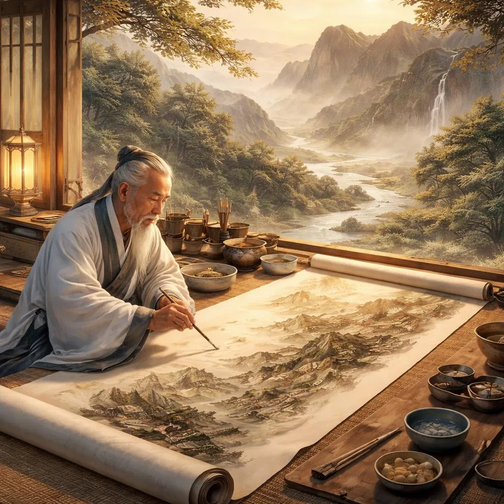 花了七年时间画同一幅卷轴并成为传奇的人是谁?名人故事:黄公望